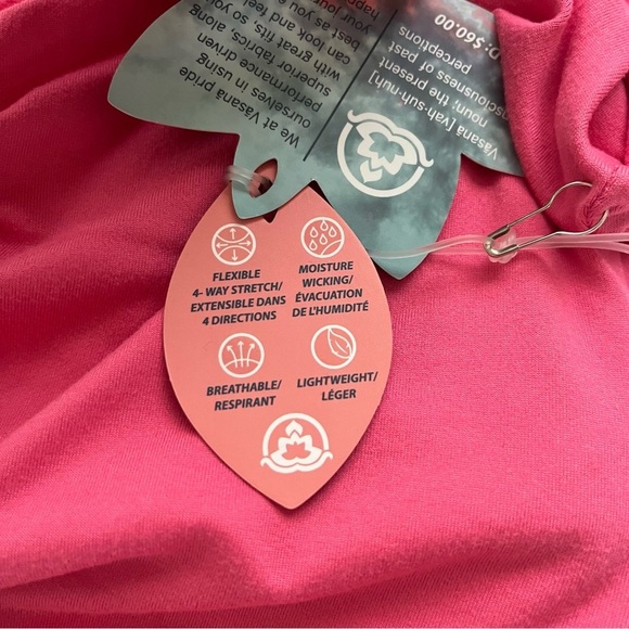 Vasana Pink Cropped Top Padded Small Women - Picture 6 of 8